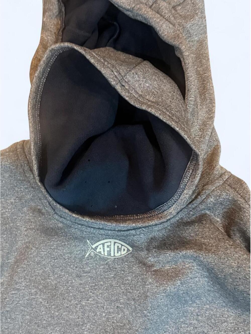 AFTCO Reaper technical fishing hoodie/sweatshirt, with the built-in face/neck - Picture 2 of 5
